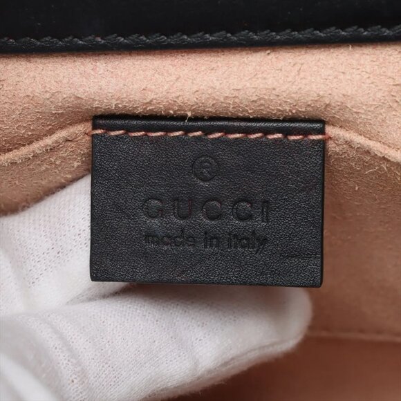 👜 GUCCI GG Supreme Padlock Small Shoulder Bag with Chain PVC & Leather – Beige - Picture 8 of 10